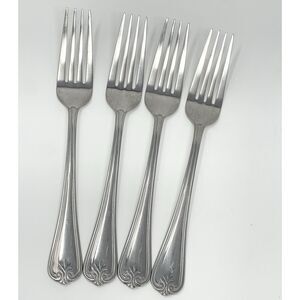 Lenox BUTLERS GOURMET Stainless Flatware 18/8 Dinner Forks 8 1/4" Set Of 4